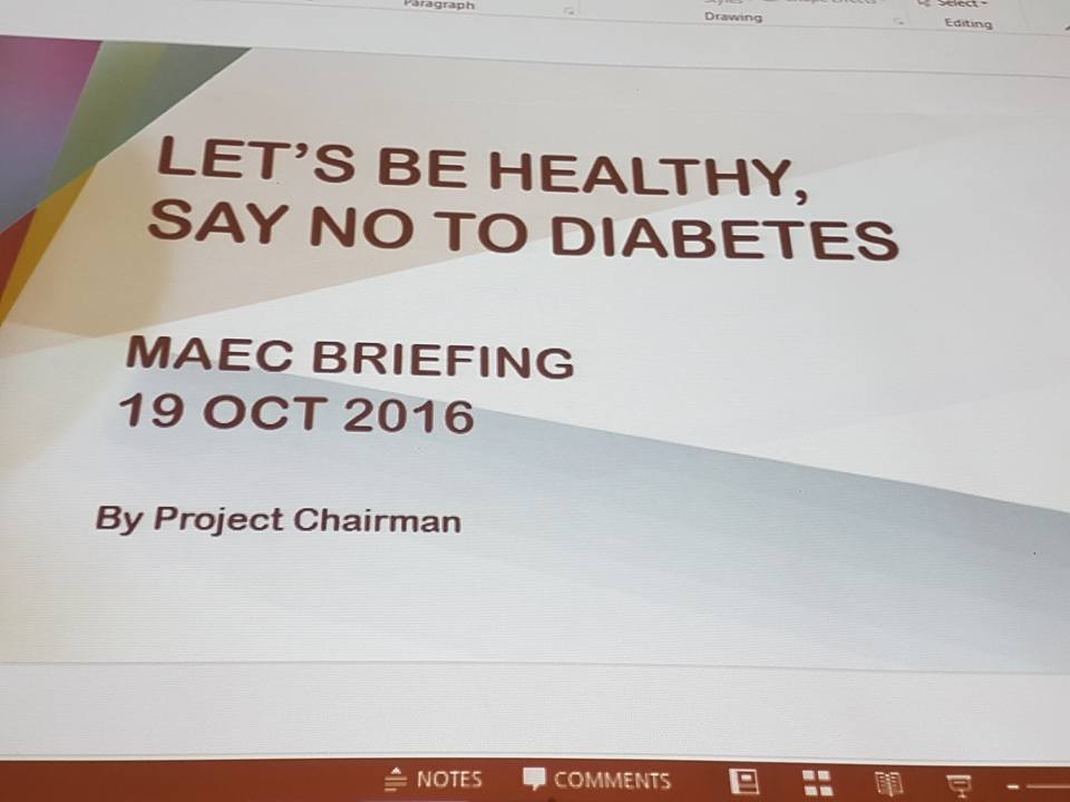 Let S Be Healthy Say No To Diabetes An Initiative Outreach To The Malay Community With People S Association Malay Activity Executive Committees Council Mesra Facebook