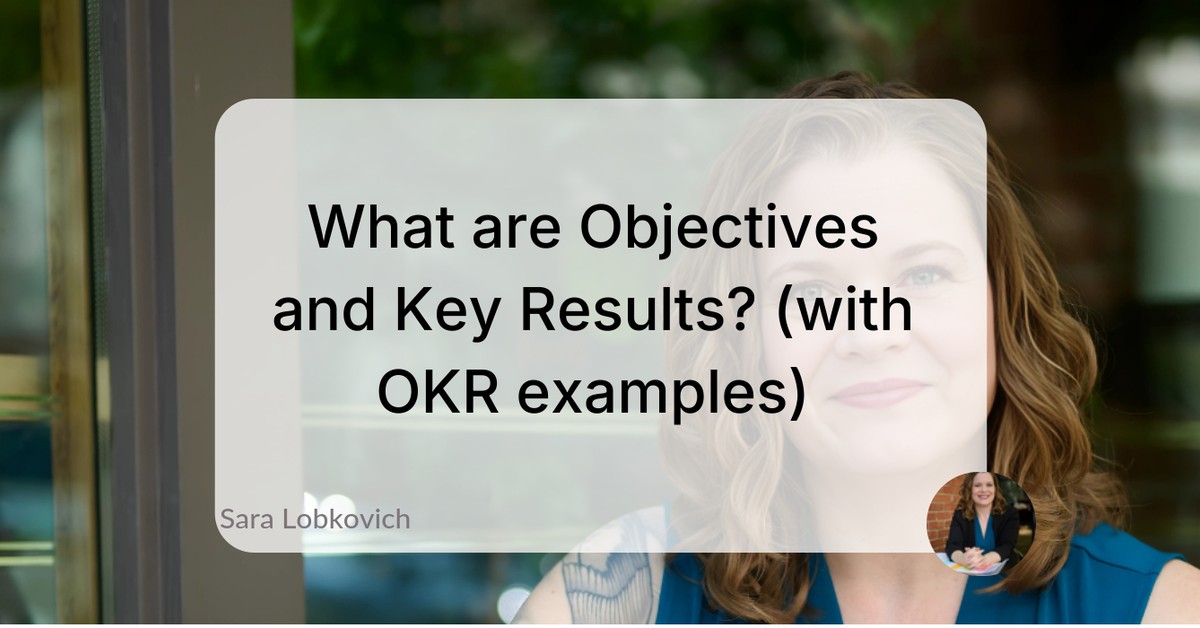 Red - Objectives and Key Results (OKRs) are a goal-setting framework ...