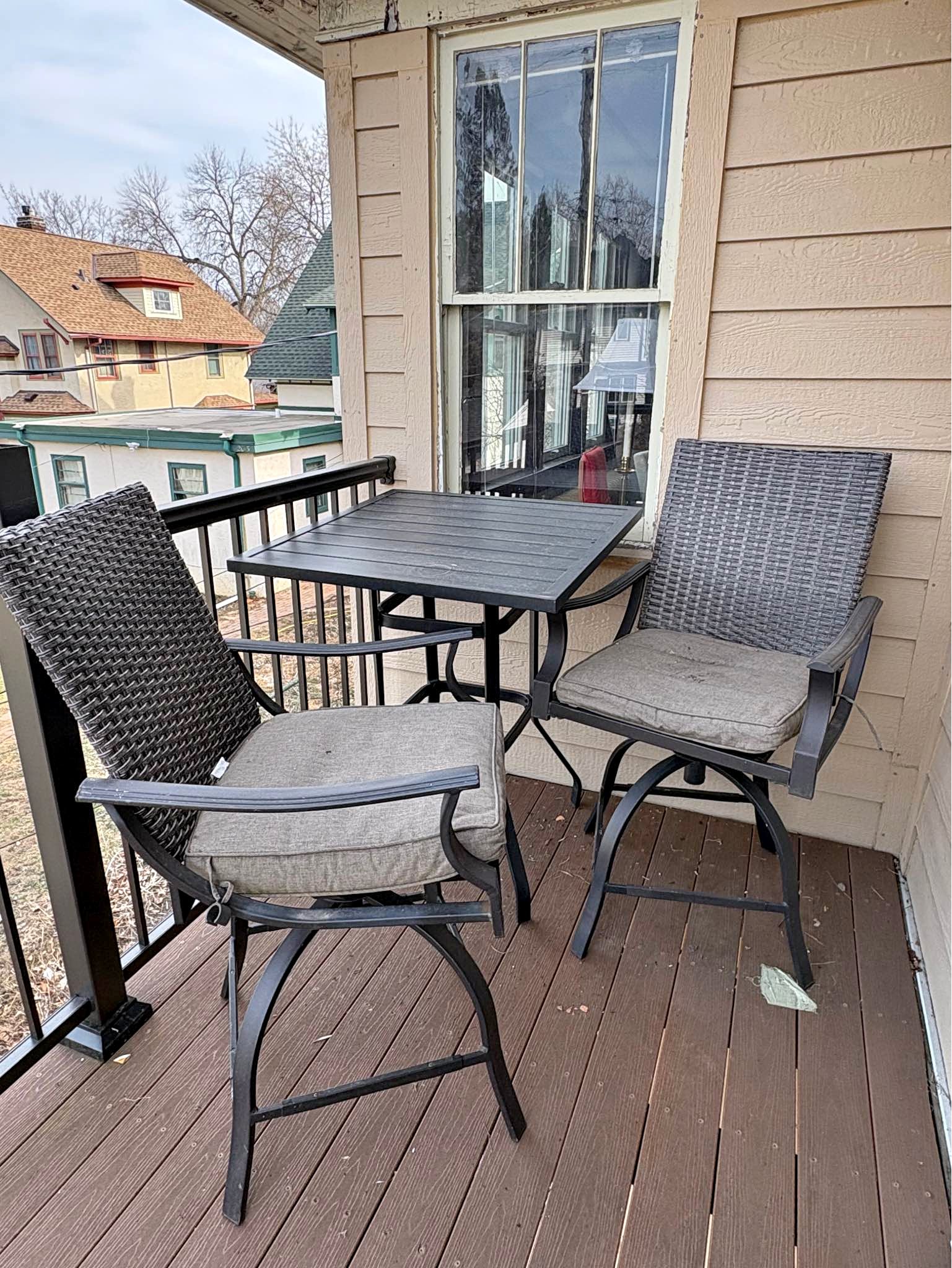 Outdoor High Rise Table and Chairs - Outdoor Furniture Sets - Saint ...