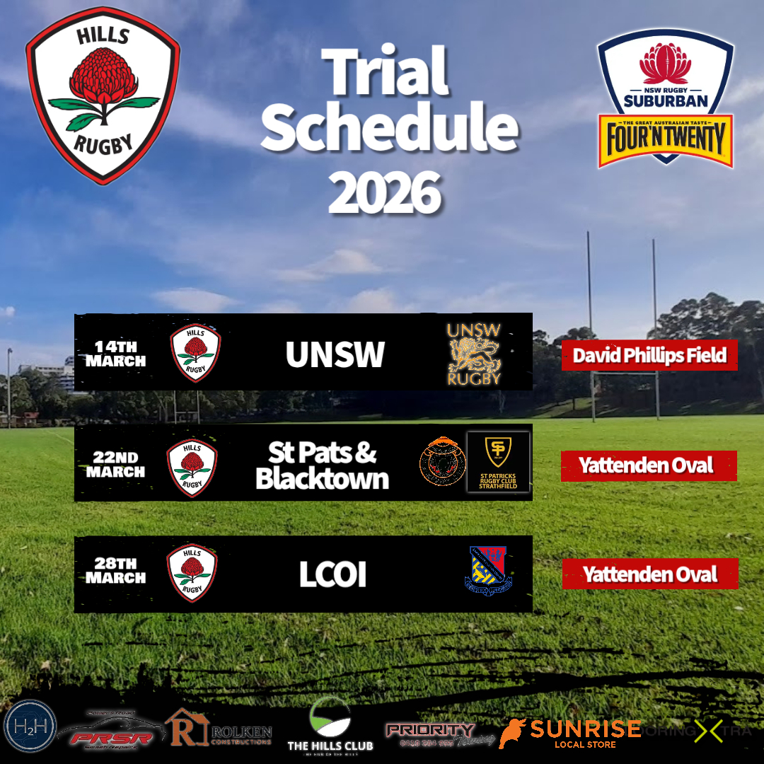 Hills - Trial Schedule 2026 Hills Rugby is please to announce out trial ...