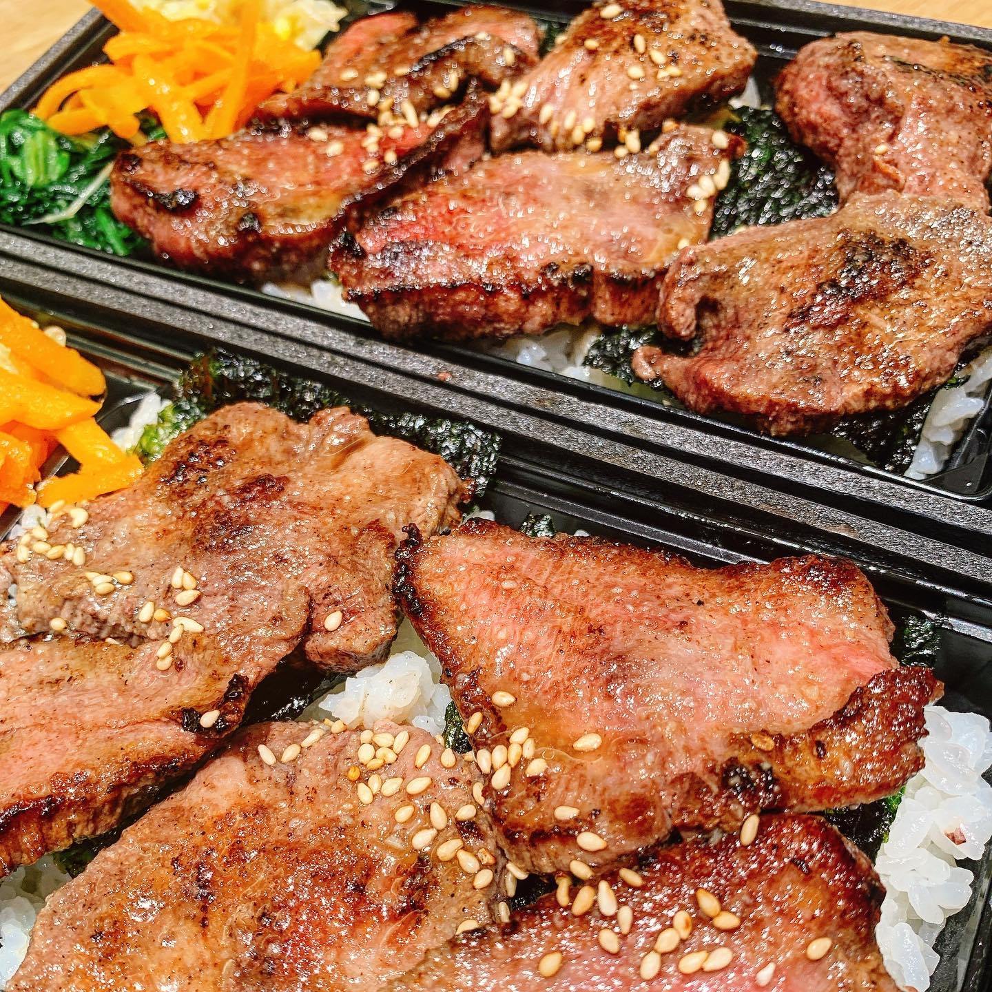 Mr Meet Factory 本日のお弁当に厚切り牛タン弁当が降臨しました 新鮮 肉 宮崎牛 q 焼肉 すき焼き 牛肉 神奈川 座間 相模原 海老名 厚木 小田急相模原 和牛 黒毛和牛 肉活 ステーキ カルビ シンセンミート シャトーブリアン お弁当 Meet