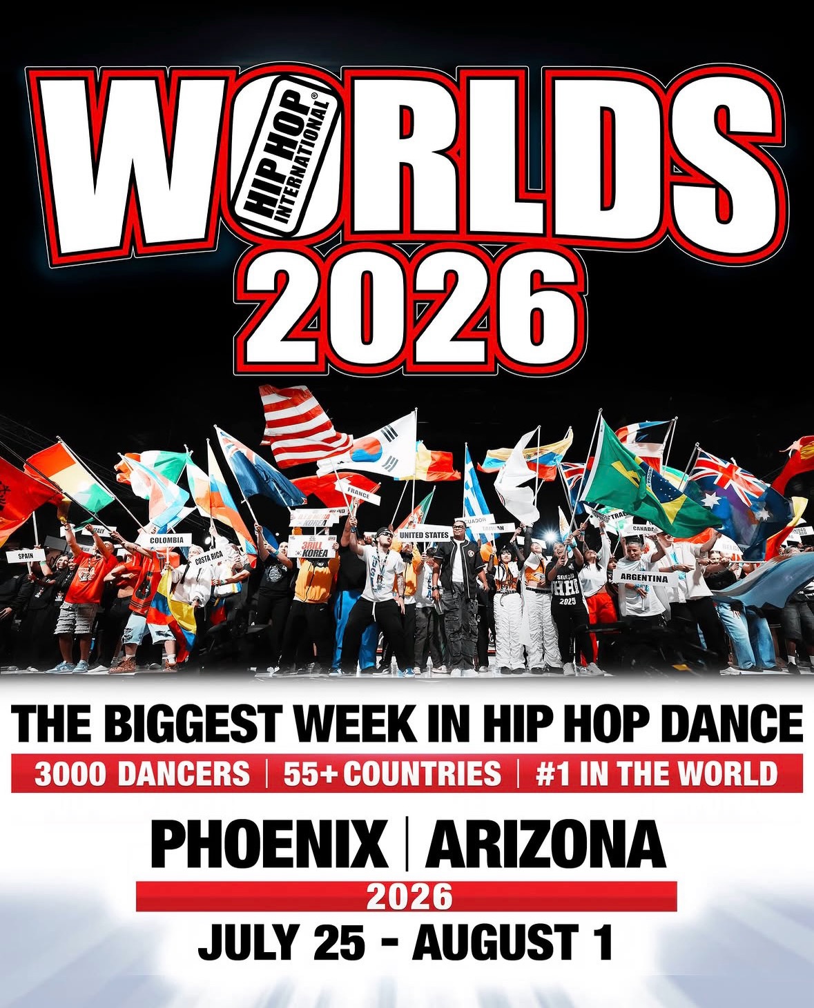 🌍 WORLD HIP HOP DANCE CHAMPIONSHIP 2026 Hip Hop International 7月