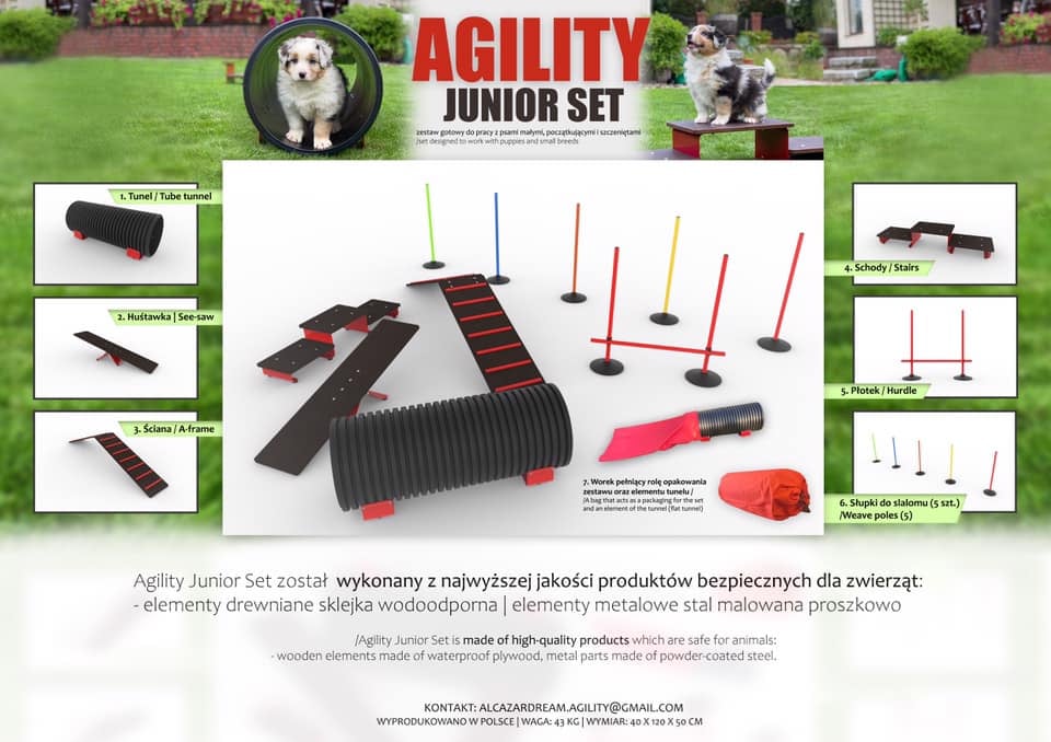 B-MAX - AGILITY JUNIOR SET Przedstawiamy pierwszą serię wykonanych ...