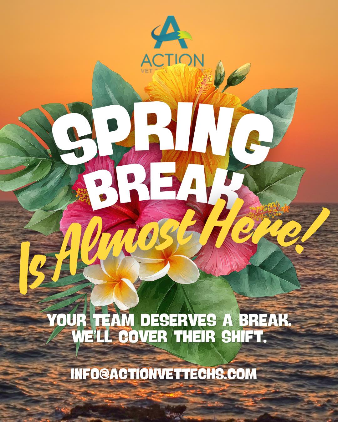 Action - Spring Break is almost here ☀️ — and your team deserves time ...