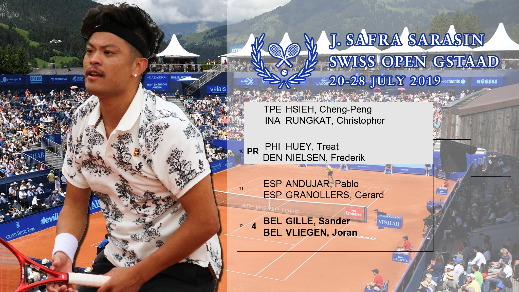 Go 台灣網球 ａｔｐ巡迴賽格施塔德站 Swiss Open Gstaad 會內雙打籤表akon Facebook