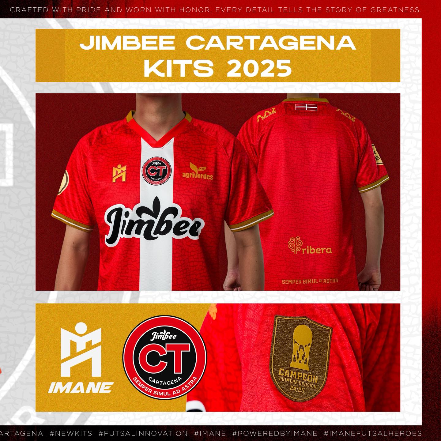 เอกลักษณ์ของสโมสร Jimbee Cartagena ในทุกดีเทล พร้อมให้คุณเป็น