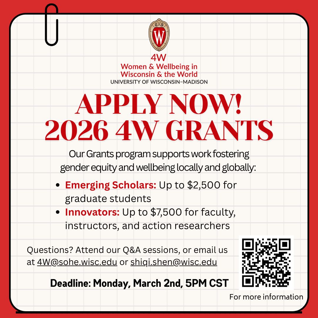 4W Initiative - ‼️2026 4W Grants Program is now open! Our... | Facebook