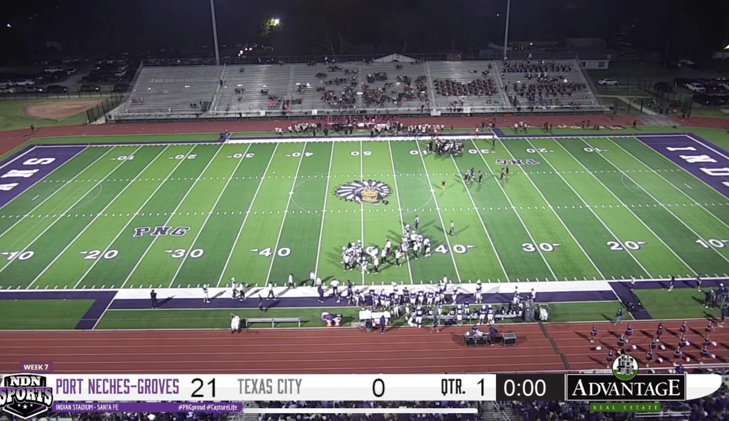 Port Neches-Groves leads Texas City 21-0 after 1st quarter