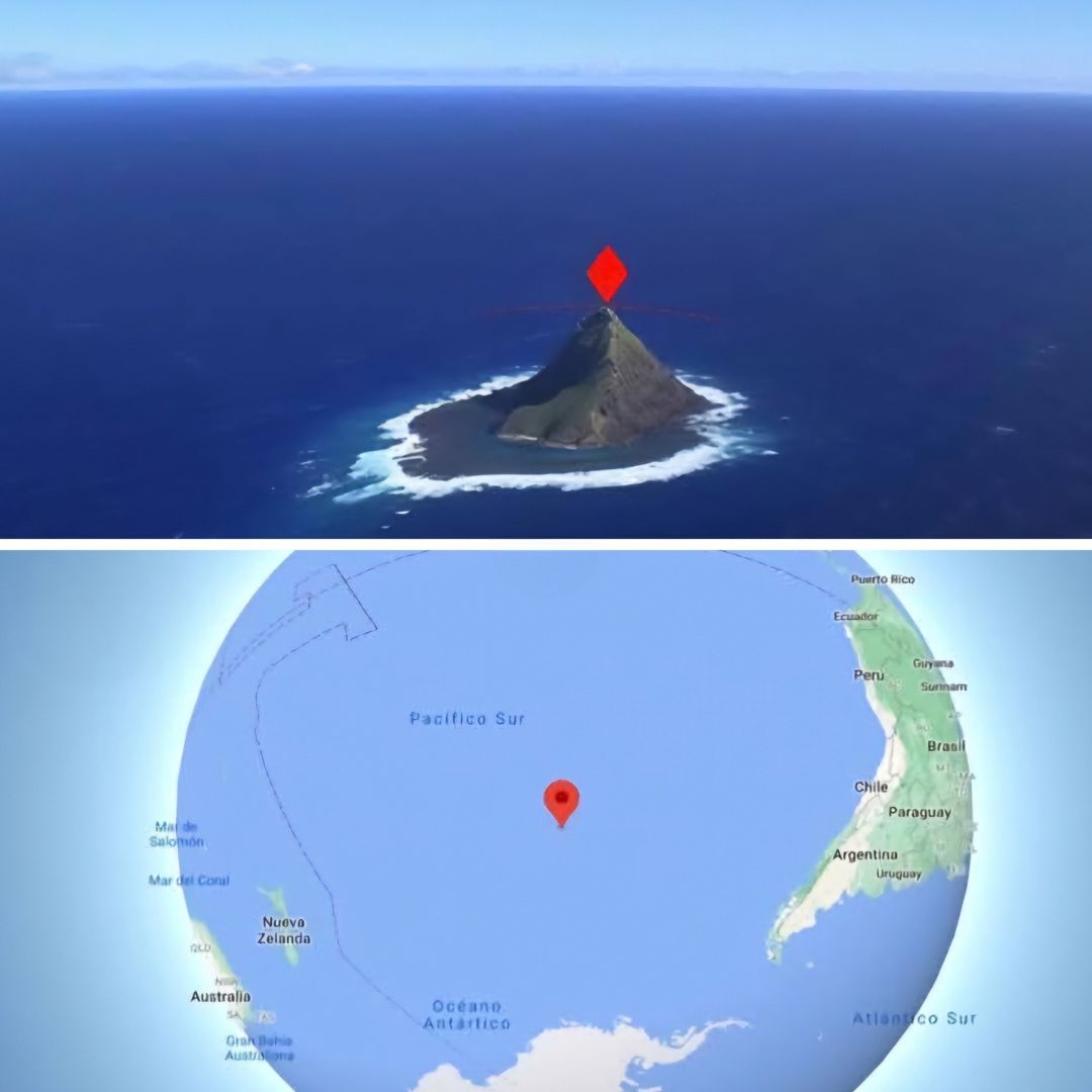 Just - 🌏🛰️😱 There’s a place on Earth so remote that its closest ...