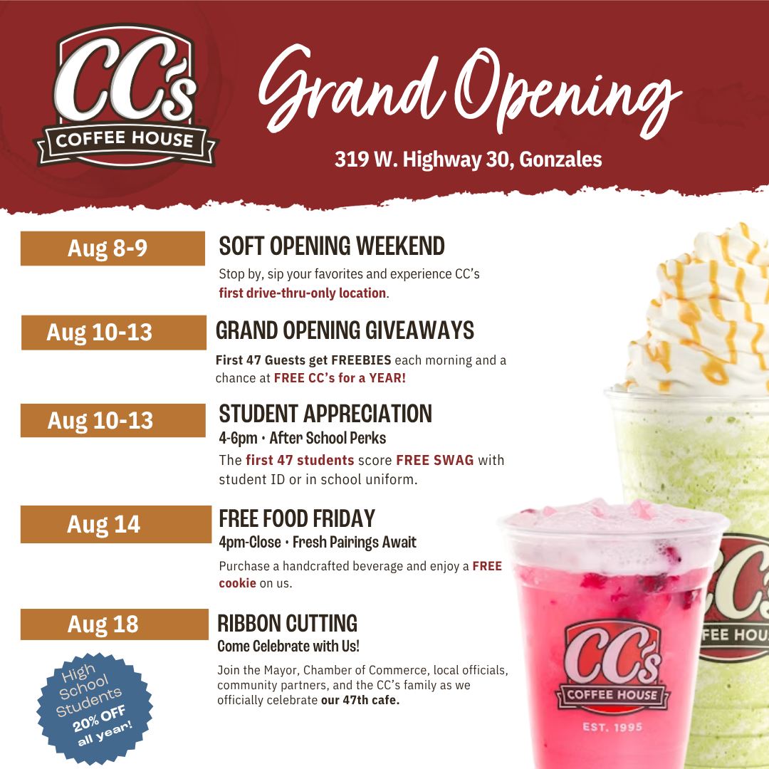 Gonzales, pull up! 🚗💨 Our new drive-thru-only spot is officially