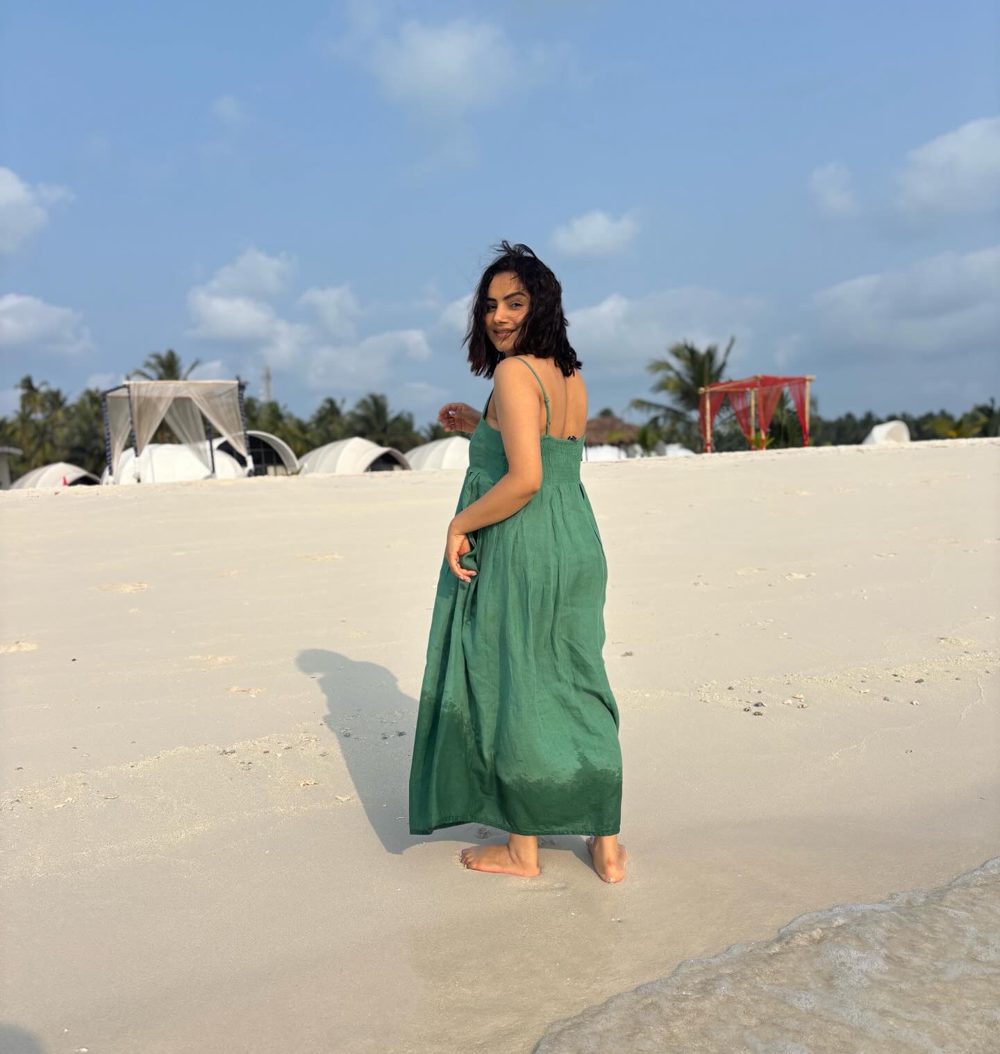 beach dress for women india Beach Dress for Women Multi-Color Georgette