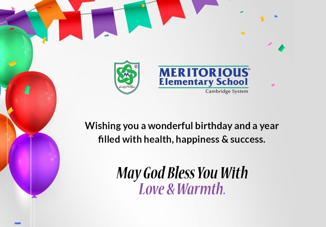 Happy Birthday to this... - Meritorious International School