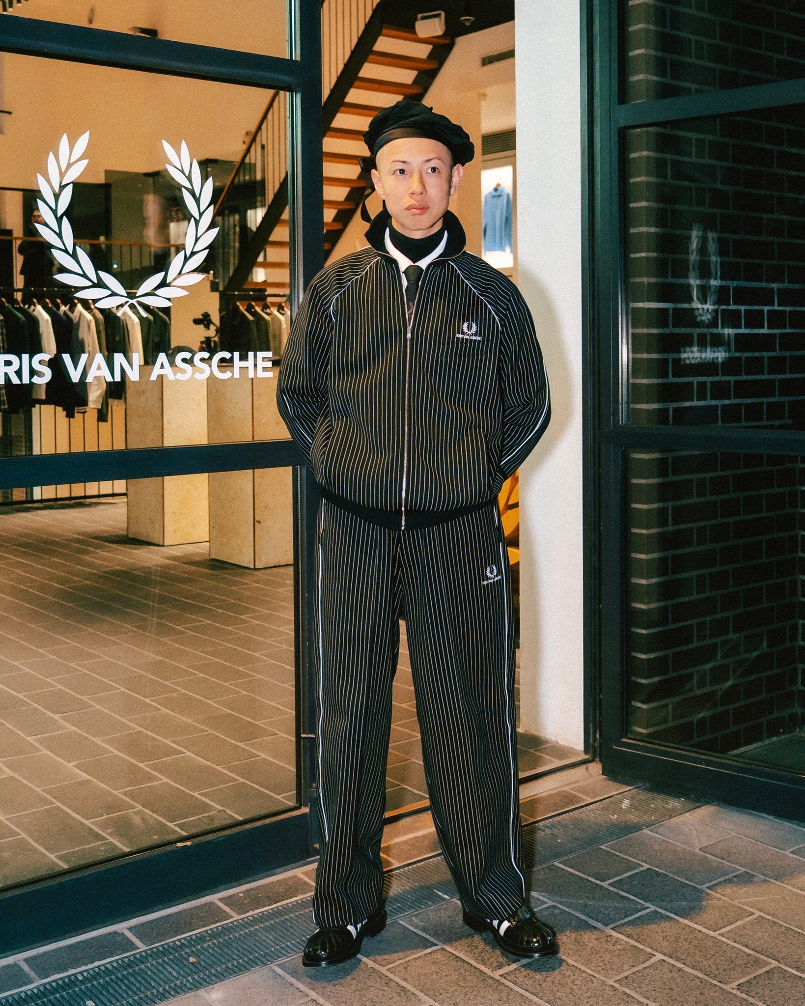 kris_van_assche with @stylist_teppei and @tzk4000 at our Tokyo