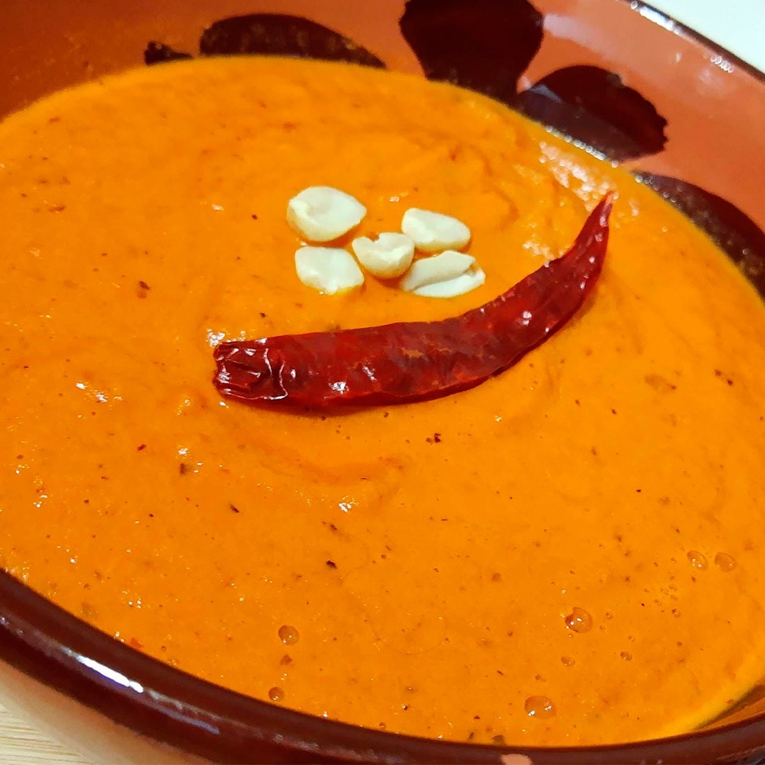 Mundo - Te comparto esta deliciosa receta de Salsa de cacahuate y chile ...