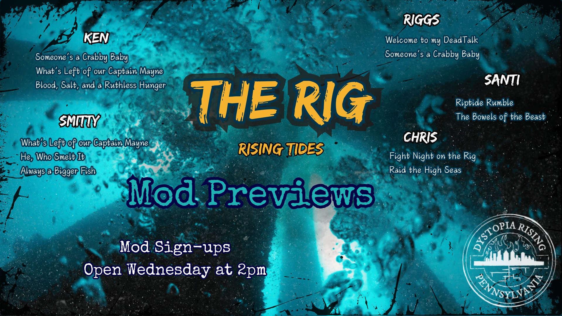 Dystopia - Mod Preview's for Rising Tides are here and no those aren't ...