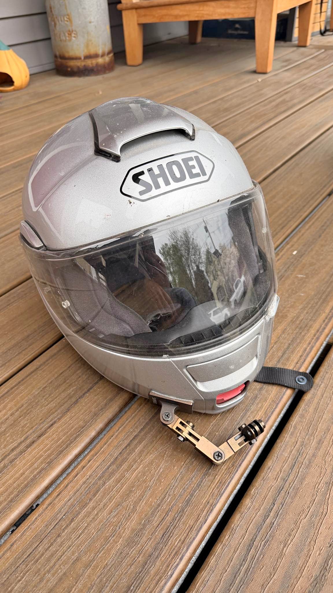 Shoei Neotec Modular Motorcycle Helmet with Camera Mount - Batting ...