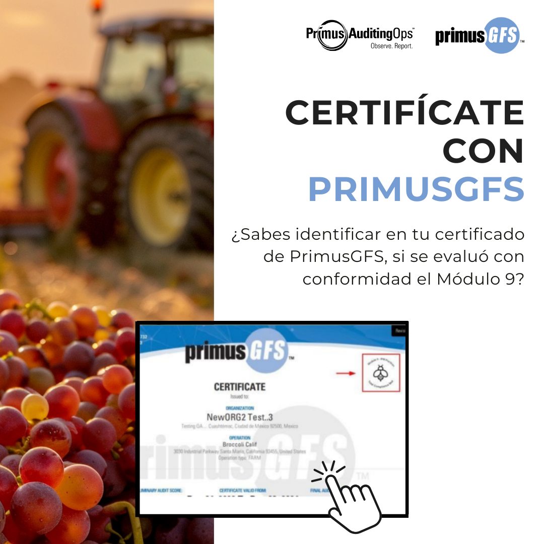Primus Auditing Operations México - Curso HACCP Alliance Básico Asiste ...