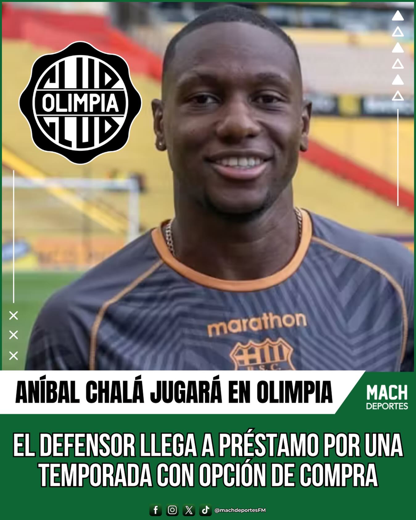 Mach Deportes - Barcelona Sporting Club confirmó la cesión... | Facebook