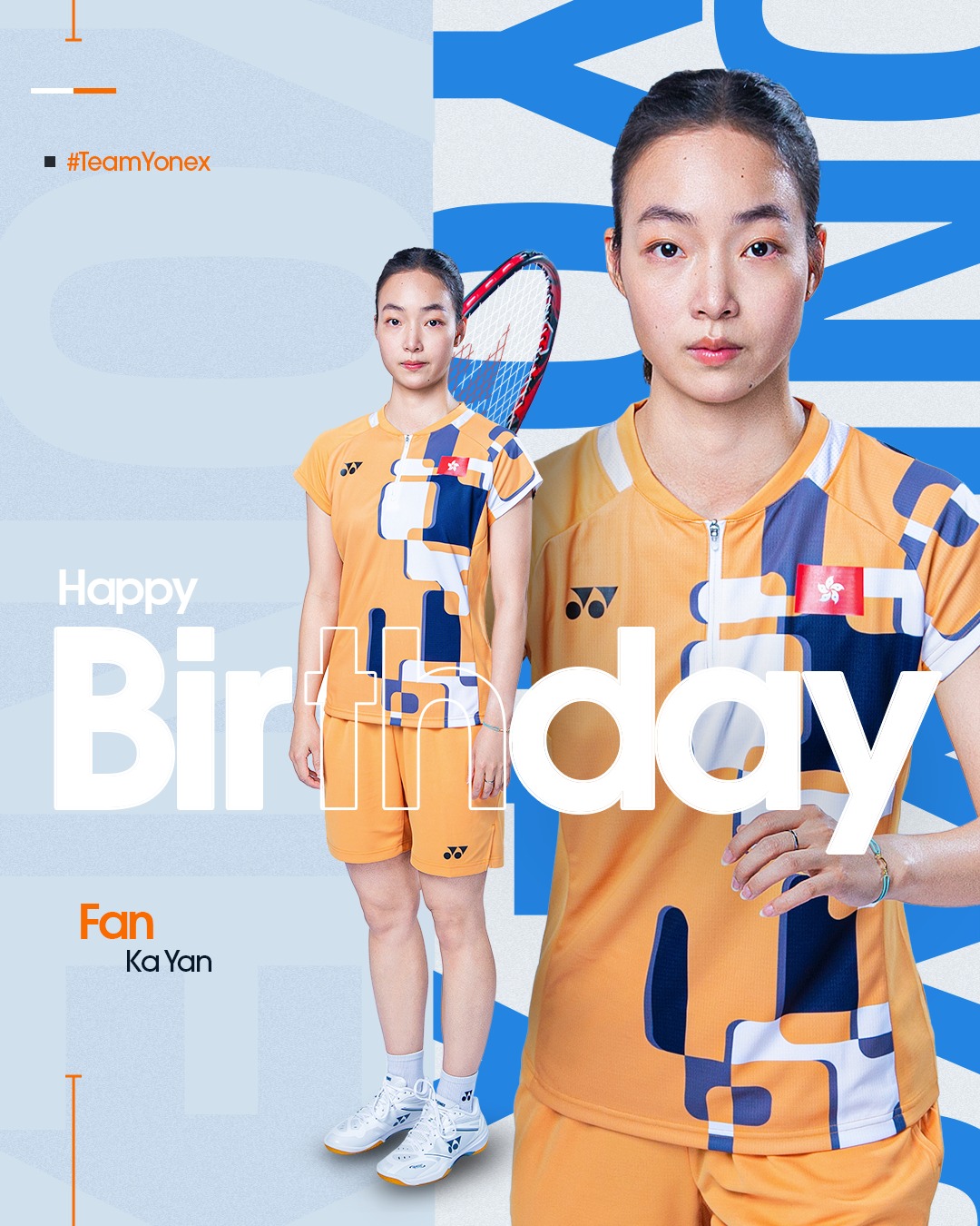 生日快樂 嘉茵 @fankayan 🎂... - Yonex Sunrise Hong Kong | Facebook