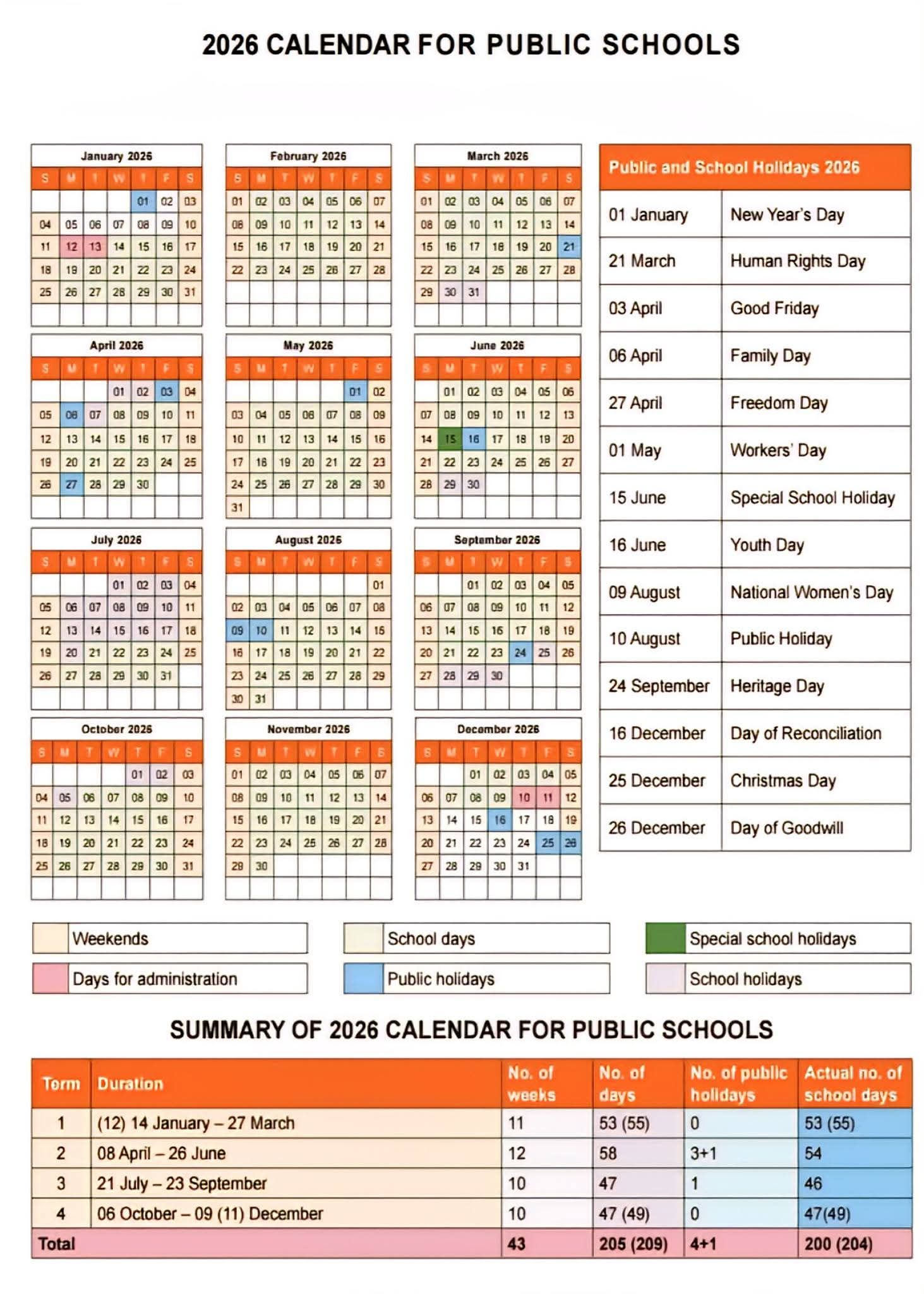 Laerskool - #UnieTerms2026 🗓 📚 2026 School Terms & Dates 📚 As we ...