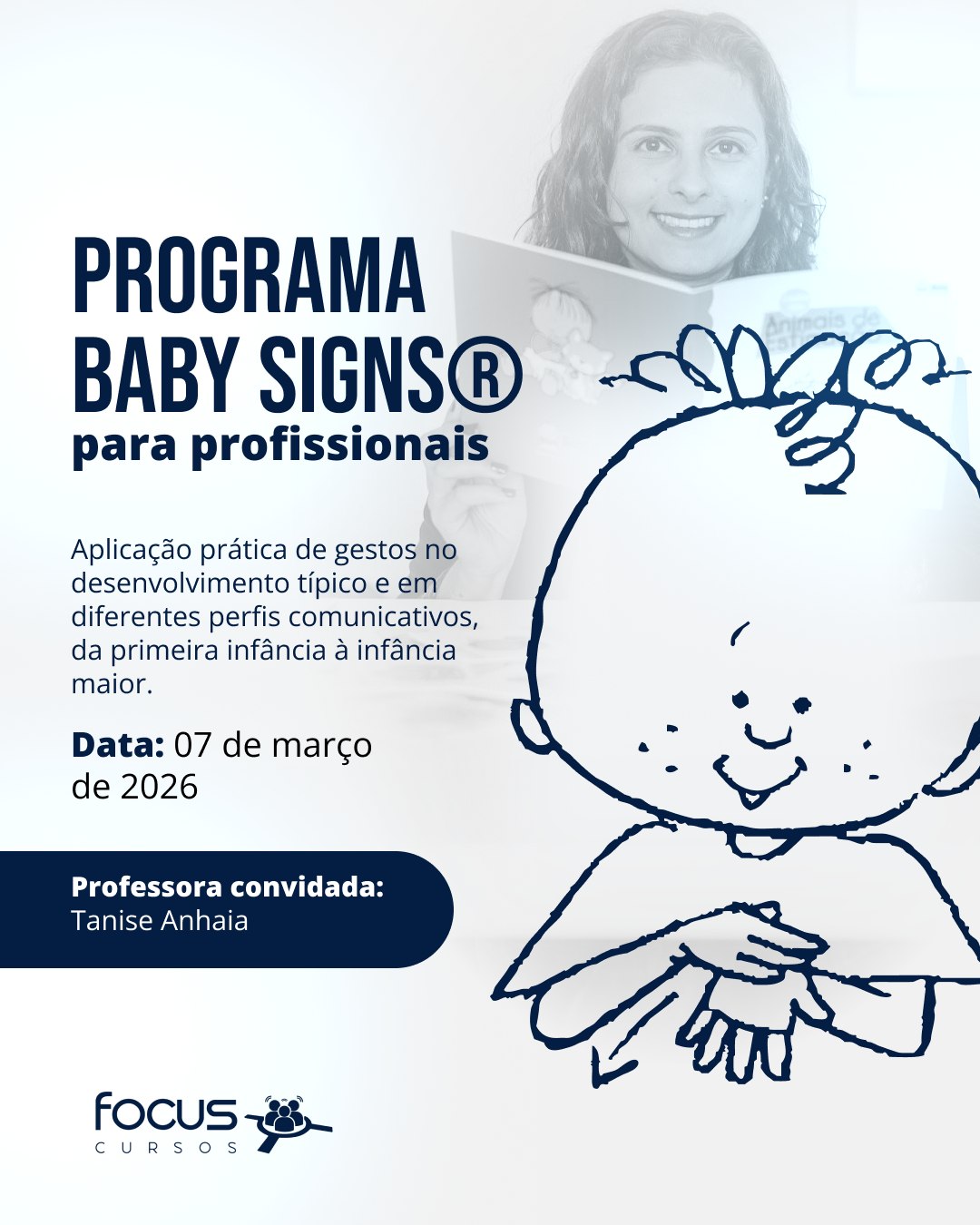 Focus Cursos - A comunicação não começa pela fala. 👶🖐️... | Facebook