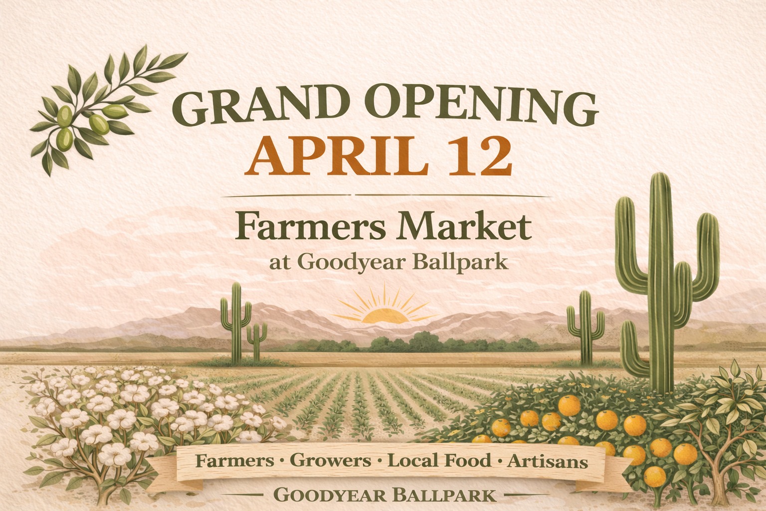Farmers Market Grand Opening at Goodyear Ballpark