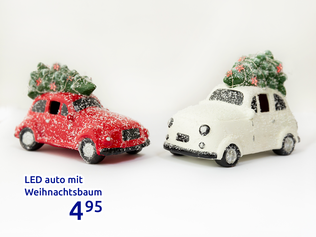 Noch 88 Tage bis Weihnachten! Hast du schon die ersten Weihnachtsartikel gekauft? Diese Autos mit LED-Beleuchtung gibt es jetzt in der Aktion der Woche! 🎄