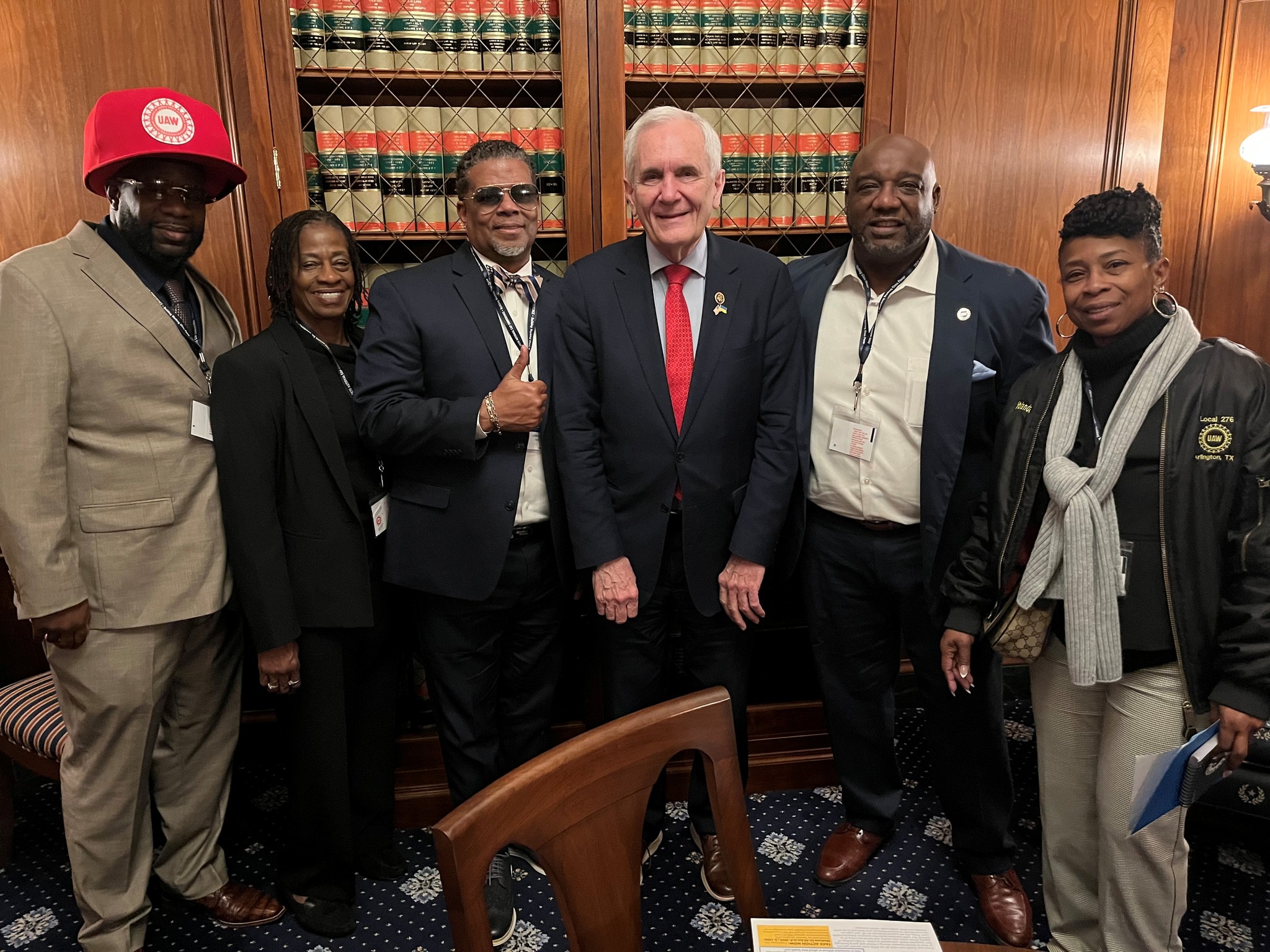 Rep. - Great to meet with UAW International Union members from Texas ...