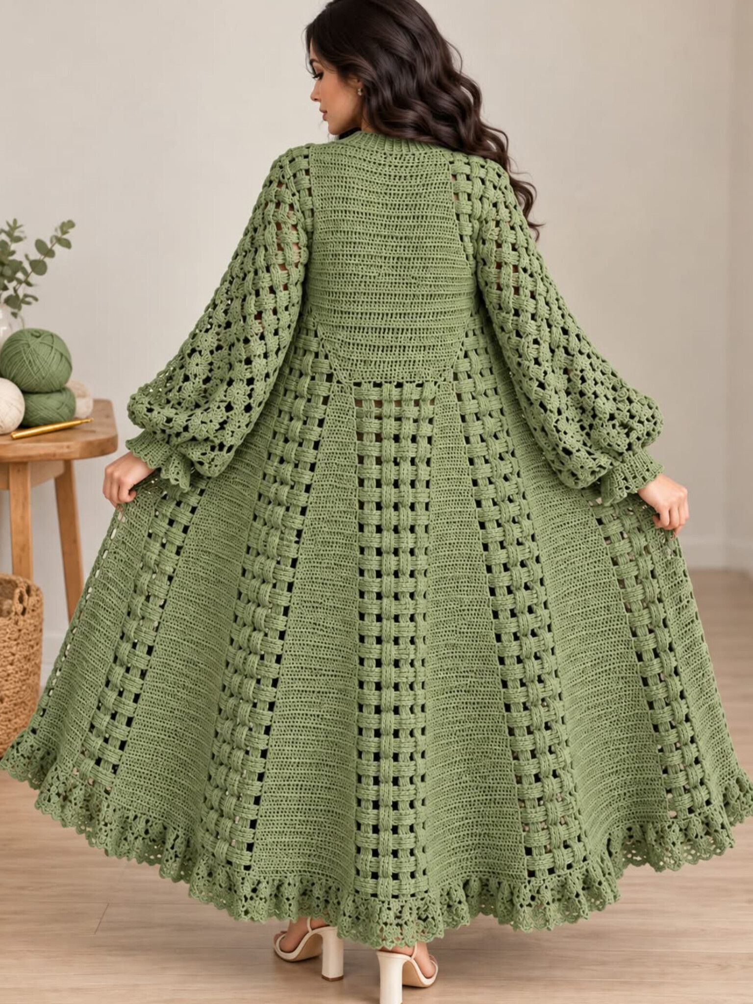 G)Would you wear a crochet cardigan like this? 🤍 What do you think? # crochetcardigan #handmadefashion #crochetdesign #crochet -gözde
