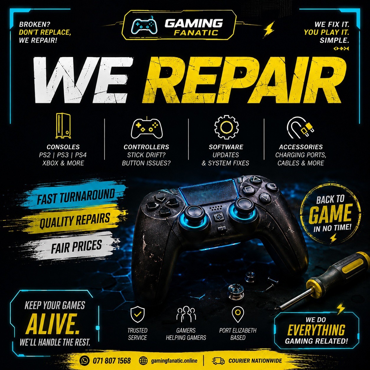 🎮🔧 BROKEN? DON'T REPLACE IT — REPAIR IT! 🔧🎮 Is your console, controlle