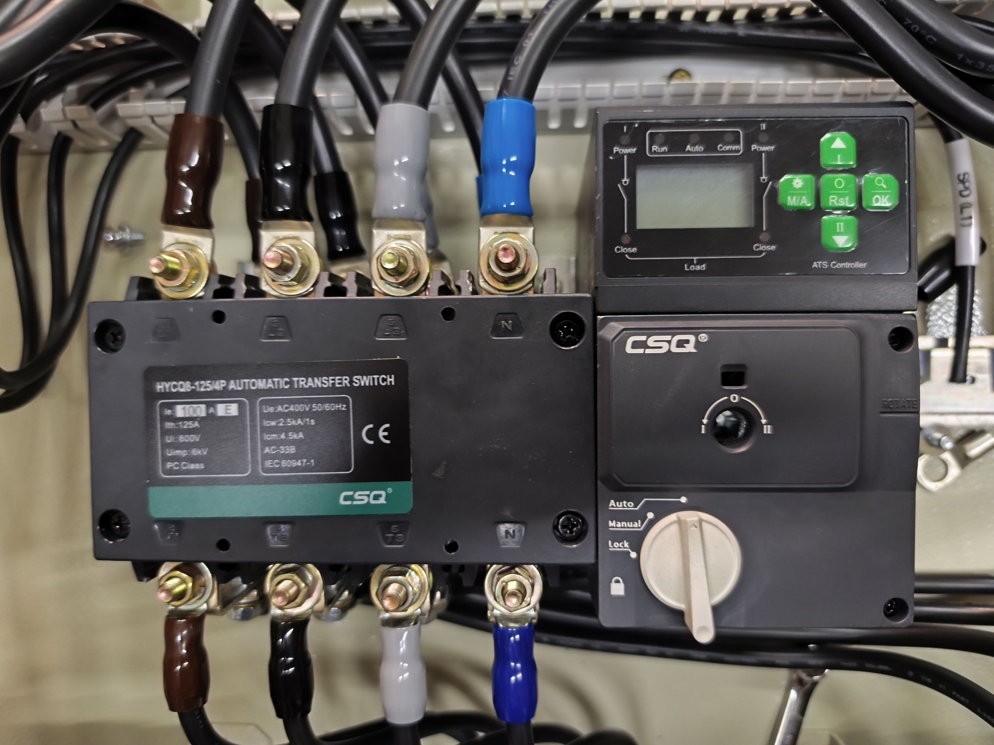 ATS Automatic transfer... - ATS Automatic transfer switch.