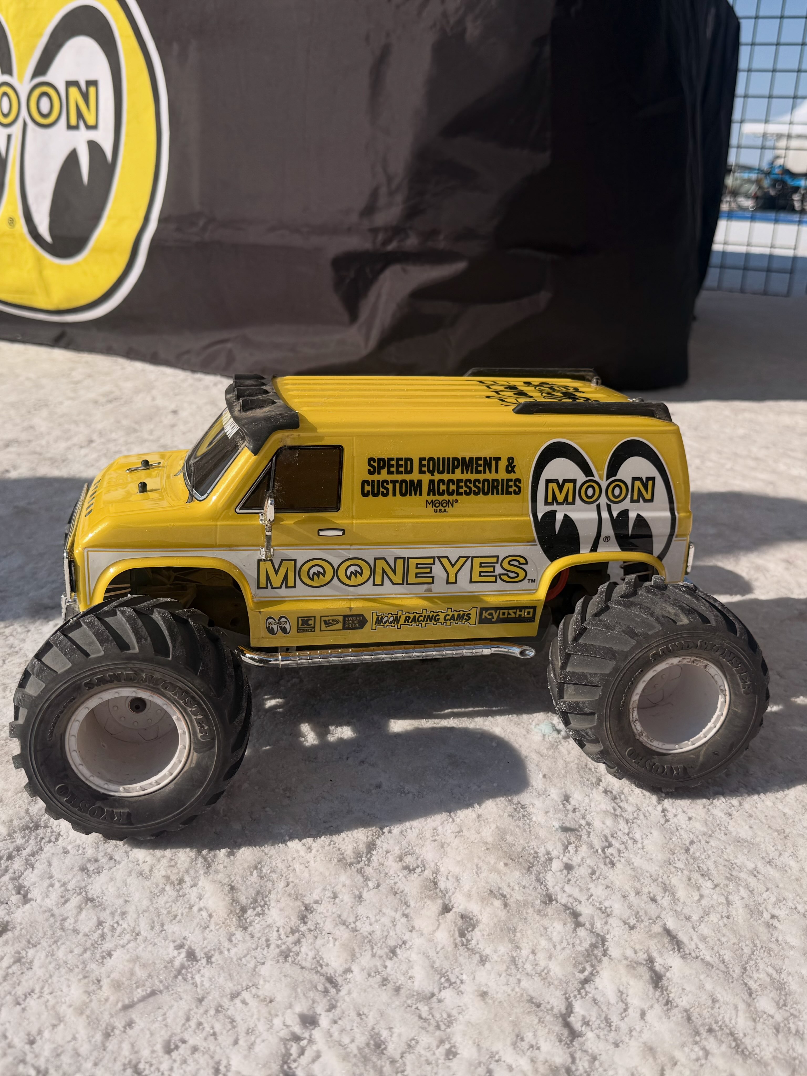 Bonneville Day 3. First day of race day. Chico and Sunny warmed up