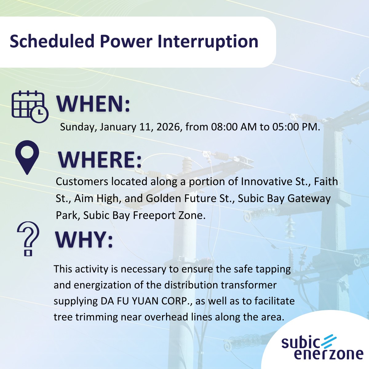 Subic EnerZone Corporation | Olongapo