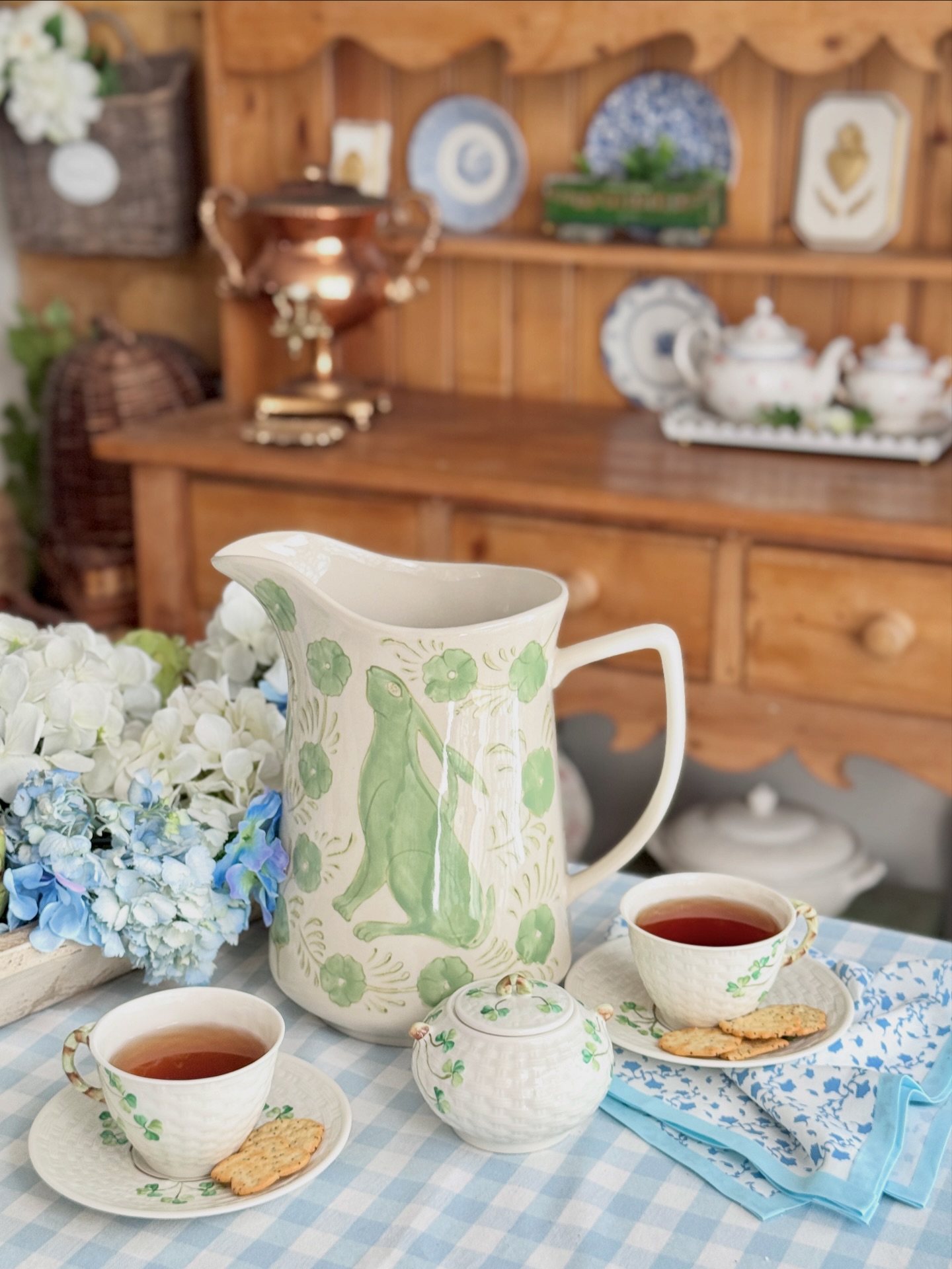 TEA AT THE BLUE WILLOW ?? Pull up a chair. The kettle