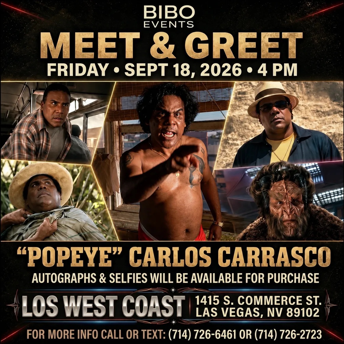 Popeye Carlos Carrasco from Blood in Blood Out comes to Las Vegas