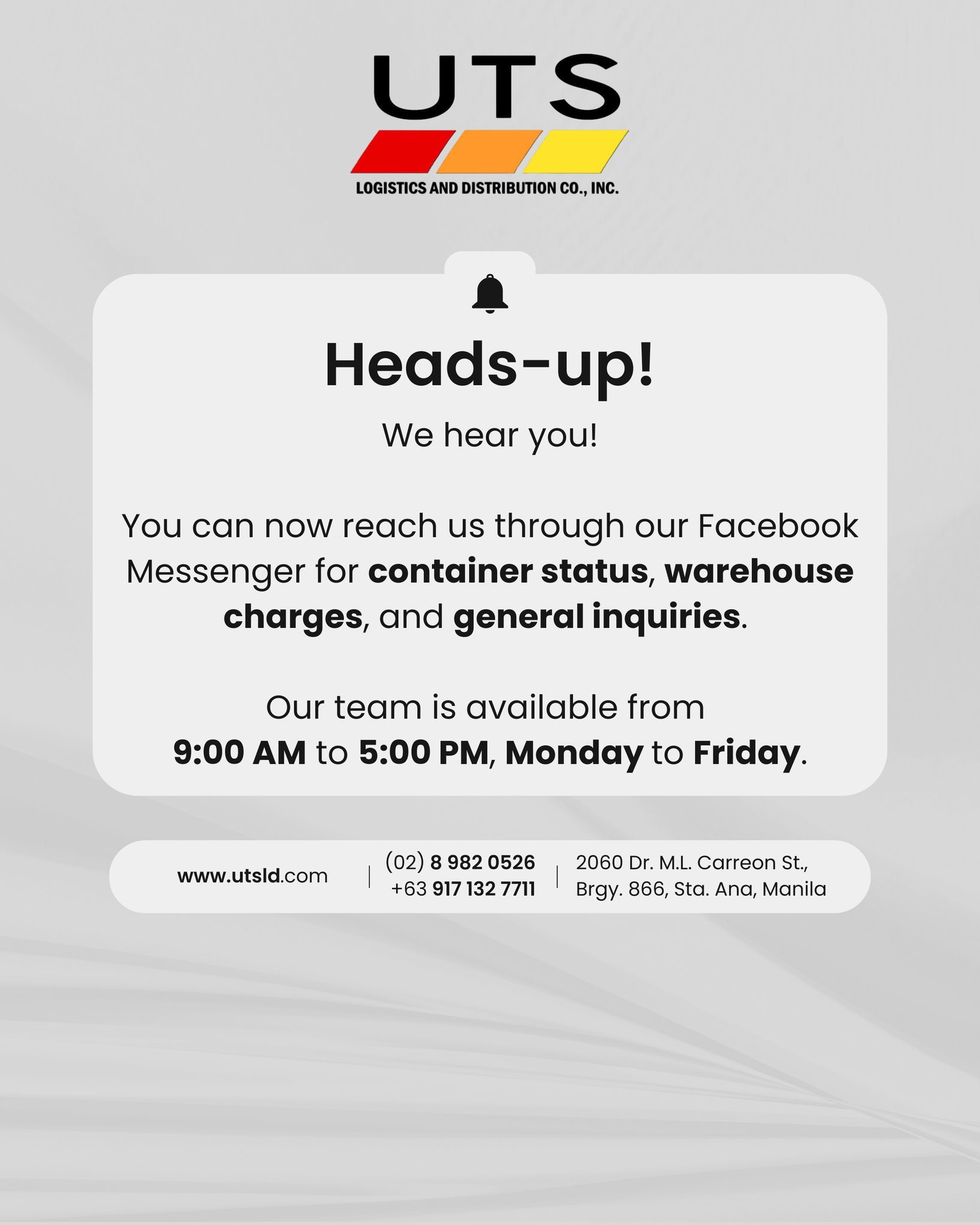 UTS Logistics and Distribution Co., Inc. | Manila