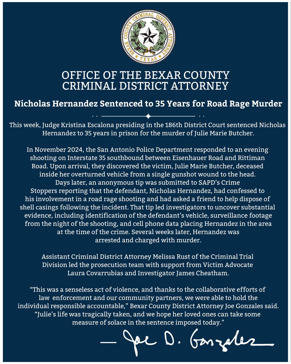 Bexar County Criminal District Attorney's Office