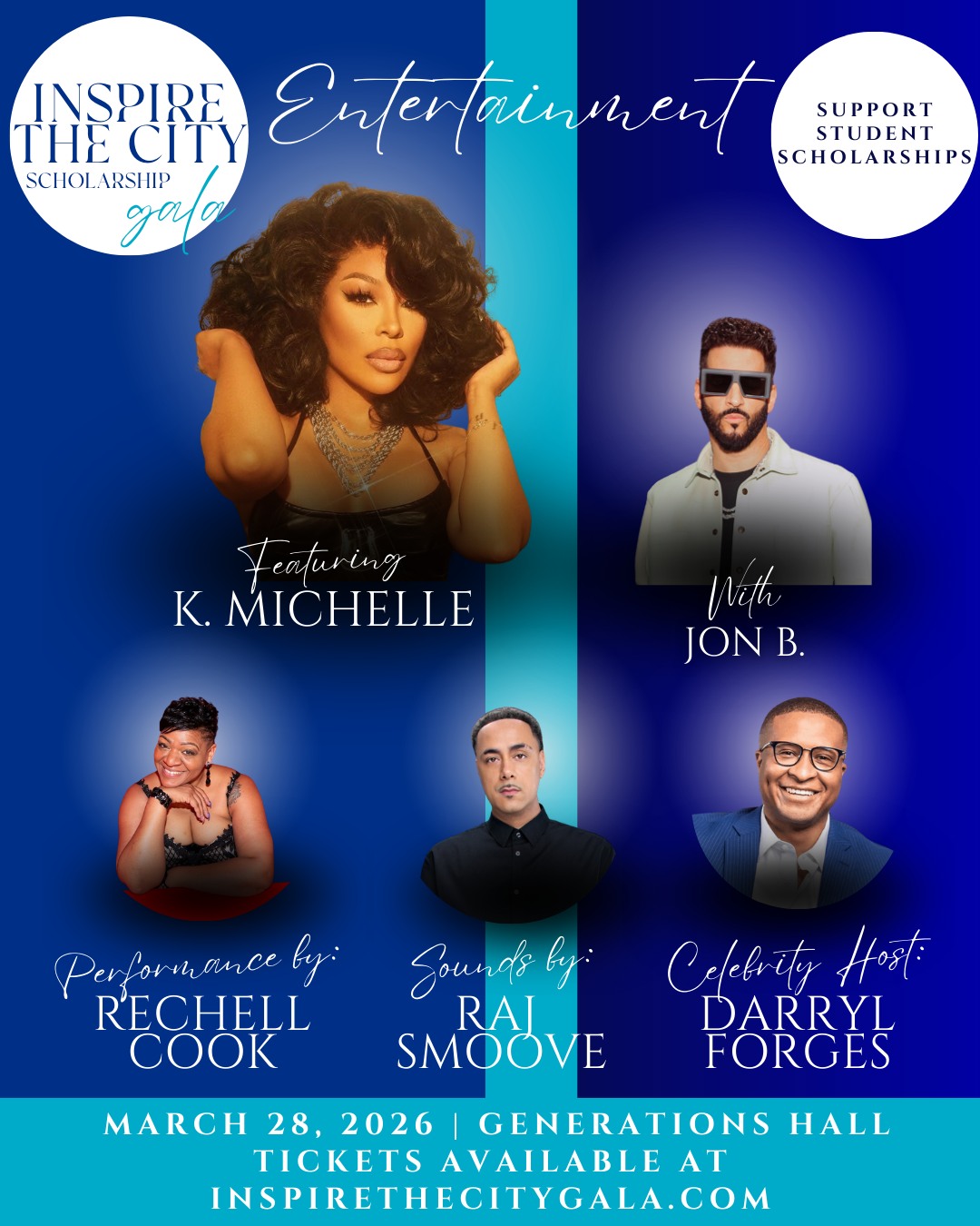 We're thrilled to announce the full lineup for the Inspire the