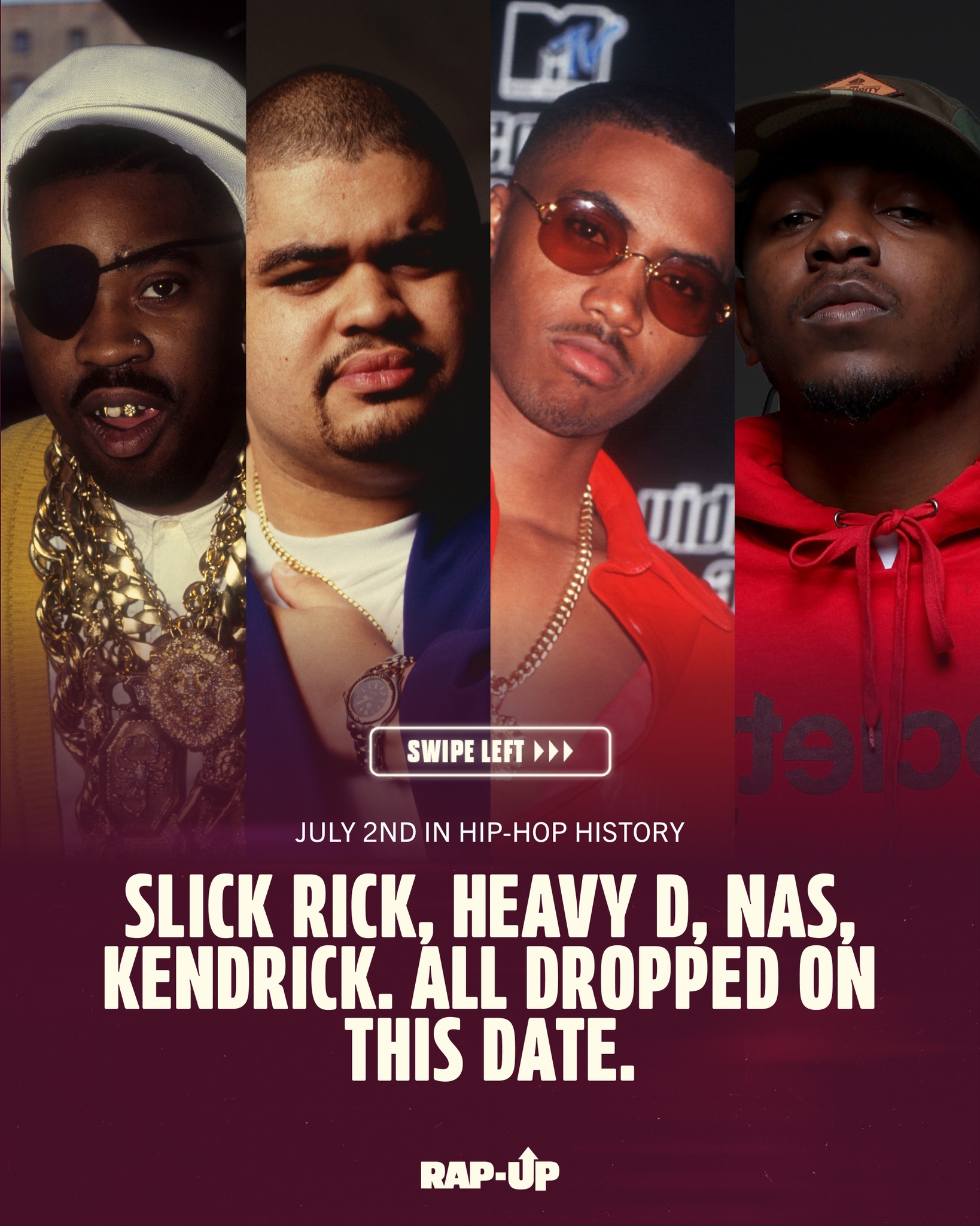 July 2, the most loaded release date in rap history. 1991: Slick 