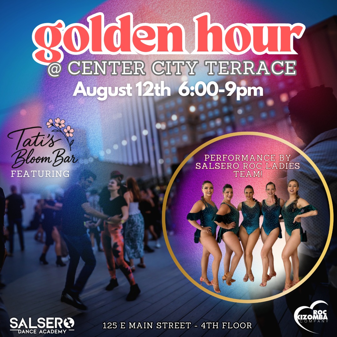 GOLDEN HOUR - August 12th - Featuring Tati's Bloom Bar AND Salsero Roc ...