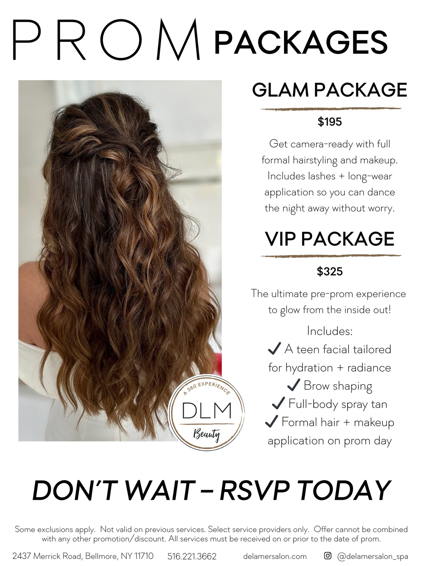 PROM 2026 🪩💖 The countdown is... - De La Mer Salon and Spa | Facebook