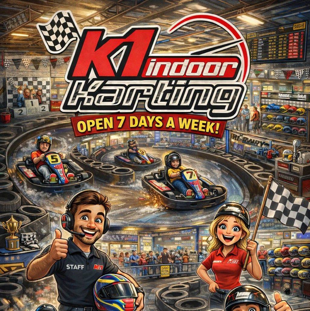 K1 - It's time for some good old go-kart racing at the best indoor ...