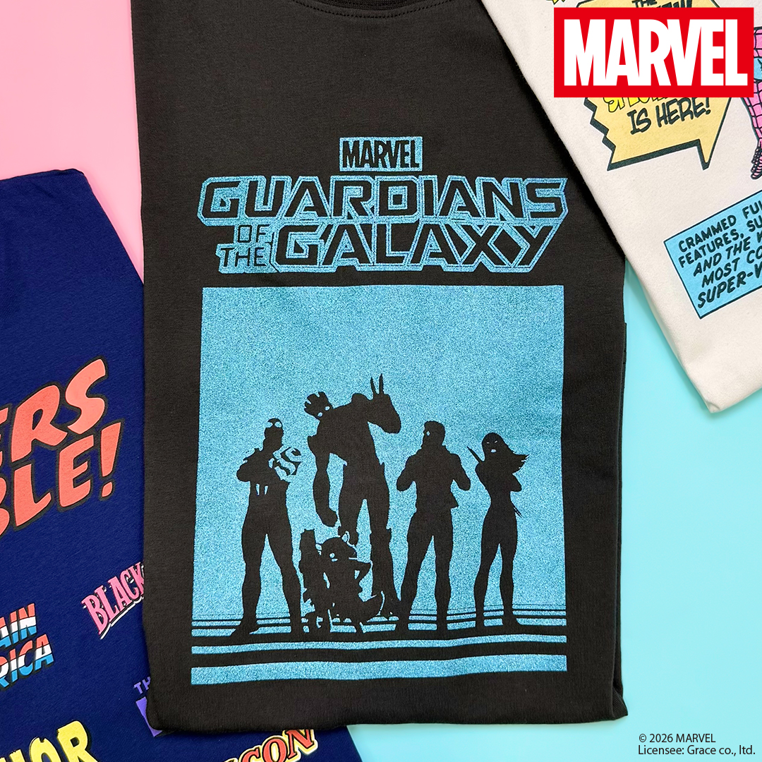 ファンの方注目！👀✨ PLAZA限定の『マーベル』Tシャツが登場