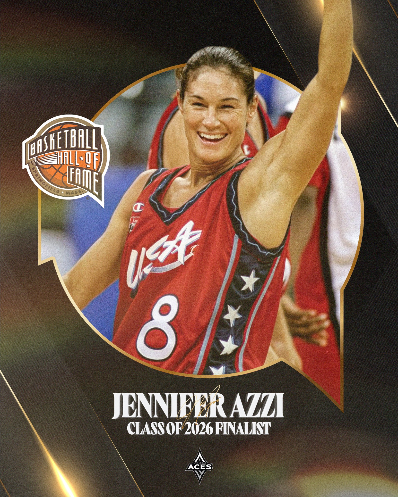 Congratulations, Jennifer Azzi and the 1996 USA Basketball Women's