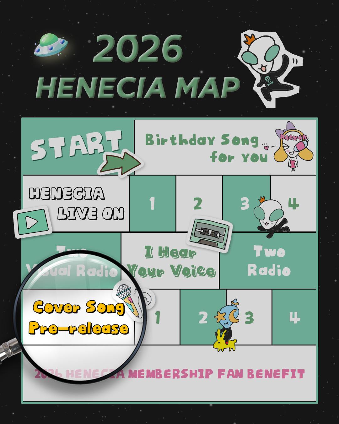 👽] 𝐎𝐍𝐋𝐘 𝐅𝐀𝐍𝐂𝐋𝐔𝐁 [🎶] 2026 HENECIA MEMBERSHIP BENEFIT