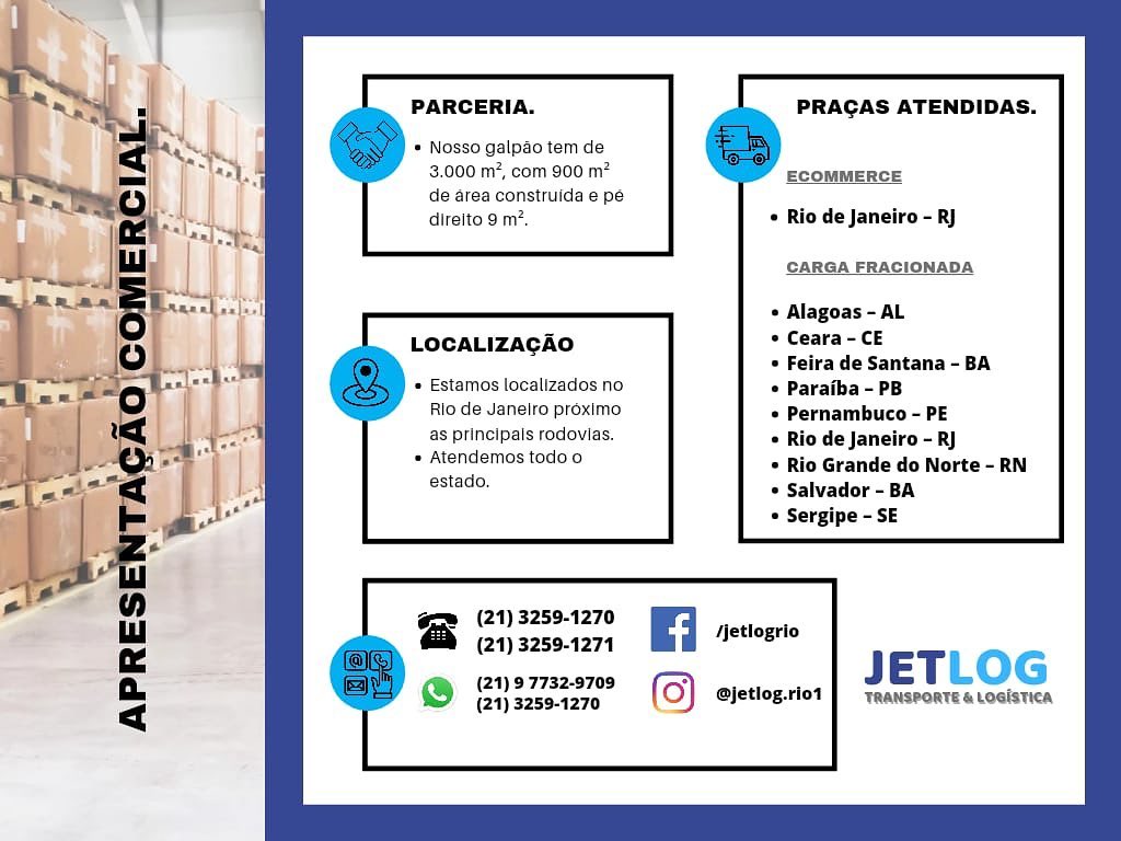 Jetlog - Sua entrega Certa | Rio de Janeiro RJ