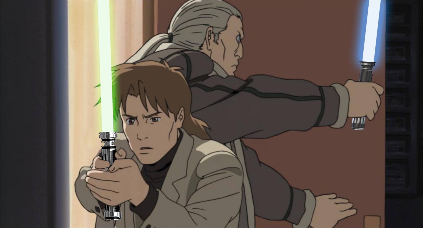 Togusa's Mateba revolver in Ghost in the Shell