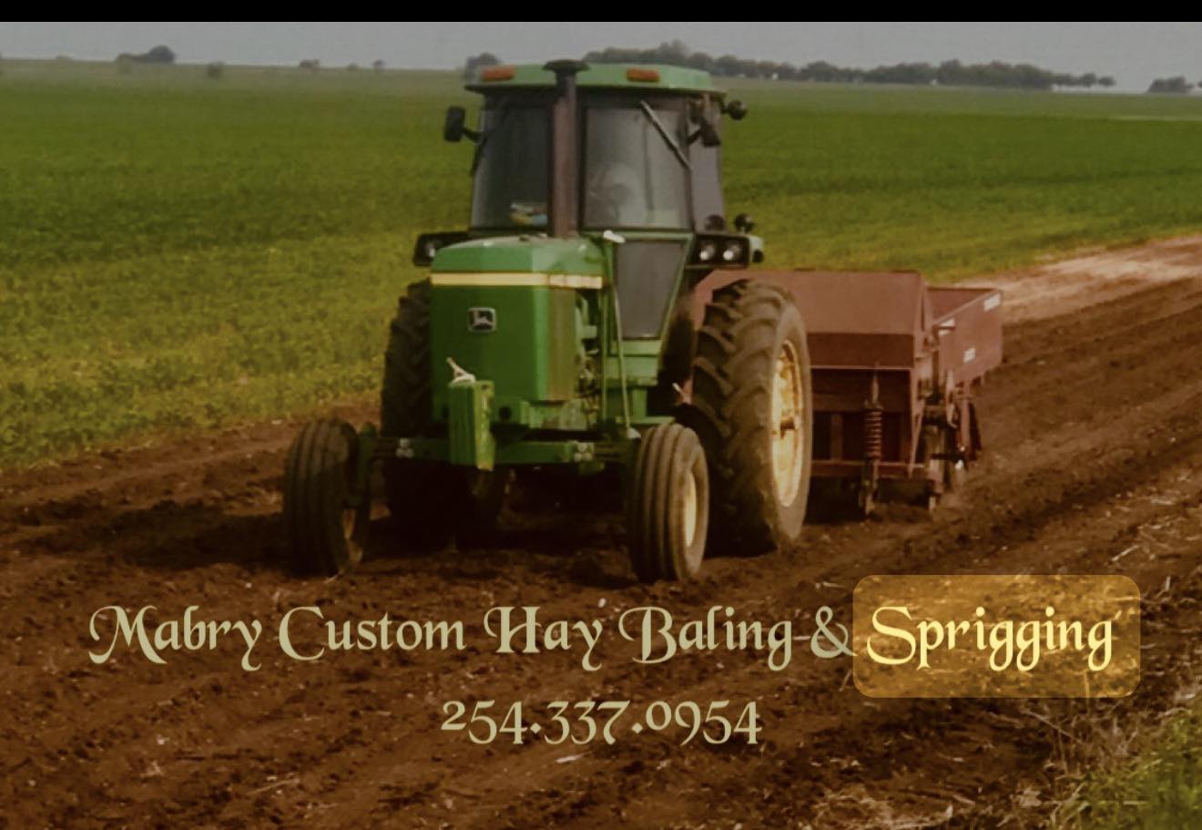Mabry Custom Hay Baling and Sprigging | Hillsboro TX