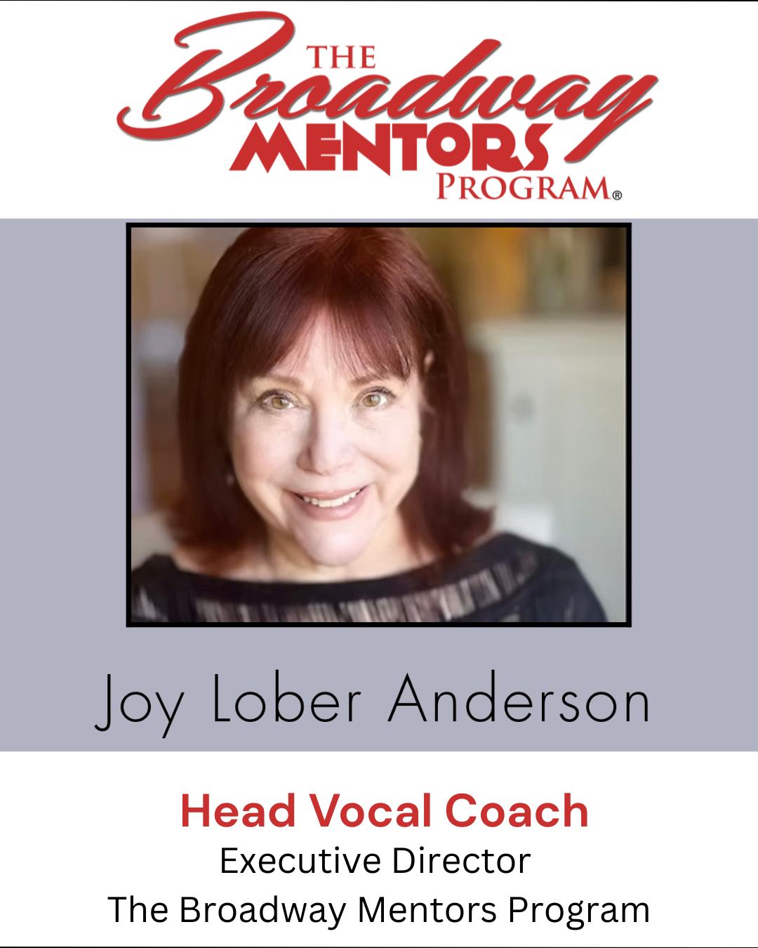 Broadway Mentors Program | New York NY