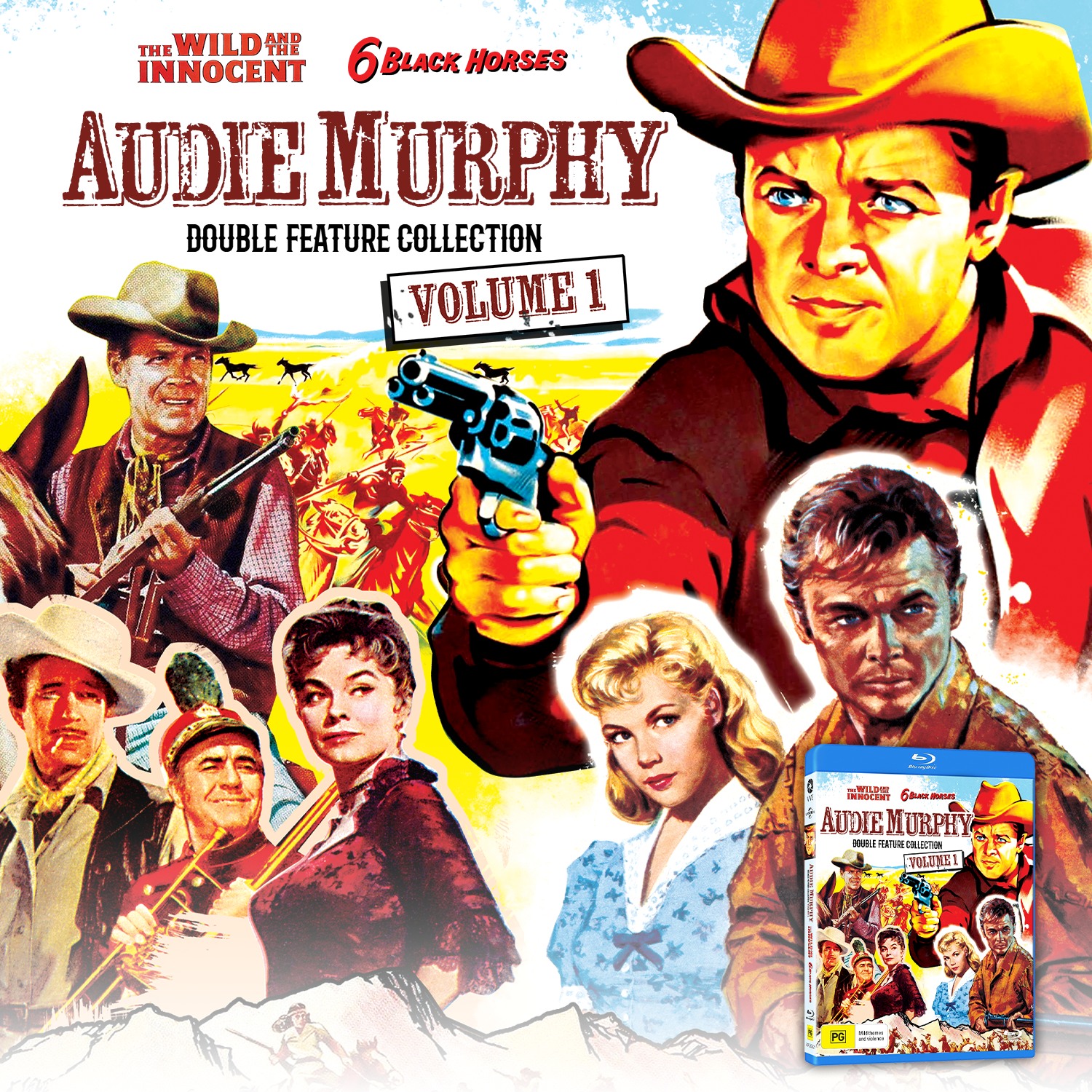 Travel back to the lawless frontier with two timeless Westerns 